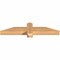Ekena Millwork Eugene Smooth Timber Gable Bracket, Western Red Cedar, 36"W x 7"H x 3 1/2"D x 3 1/2"F, 5/12 Pitch GBW036X07X0404EUG00SWR - alternate 4